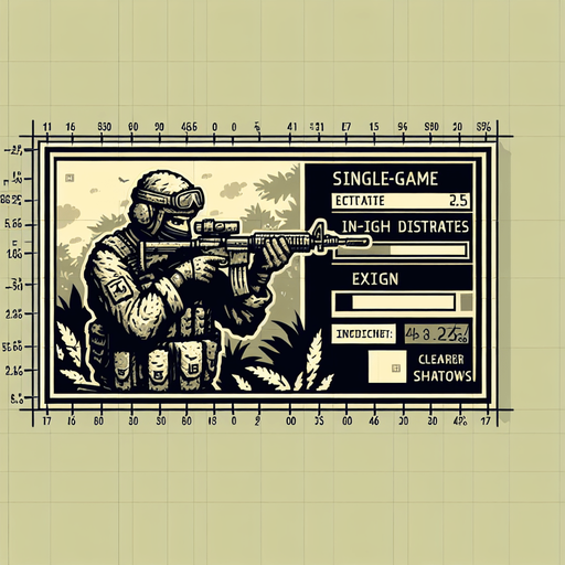 jungle soldier stand shoot the target right direction.
Single Game Texture.  In-Game asset.  2d.  Blank background.  High contrast.  No shadows