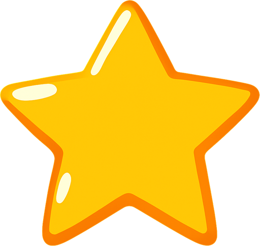 star.
In-Game asset.  2d.  High contrast.  No shadows