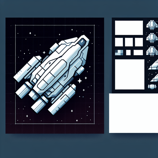 Uma nave virada para cima intergalactica, branca fundo png.
Single Game Texture. In-Game asset. 2d. Blank background. High contrast. No shadows.