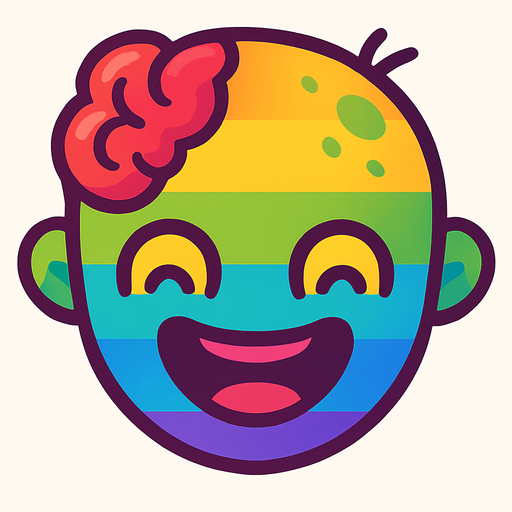 Make it rainbow and extremly happy