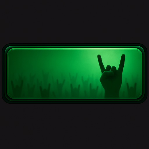 make hand signs smaller but more crowded lightly blended into the background flu