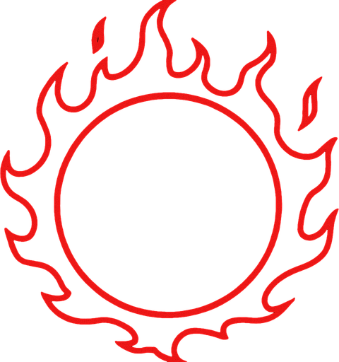 remove the red aura and just have a red outline