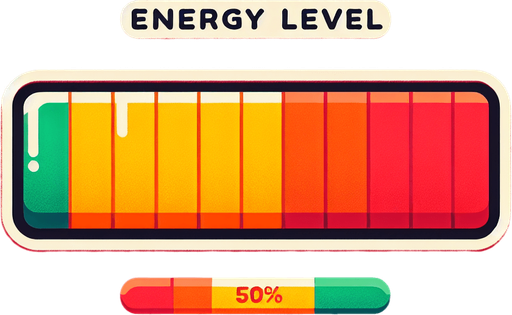 Energy level bar.