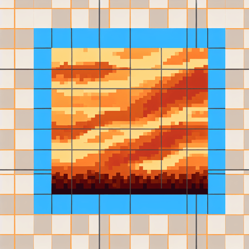 pixel art desert ground sand.
Single Game Texture. In-Game asset. 2d. Blank background. High contrast. No shadows.