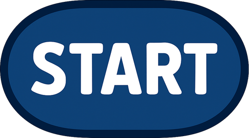 Koyu mavi elips start butonu. In-Game asset. 2d. High contrast. No shadows.
In-Game asset.  2d.  High contrast.  No shadows