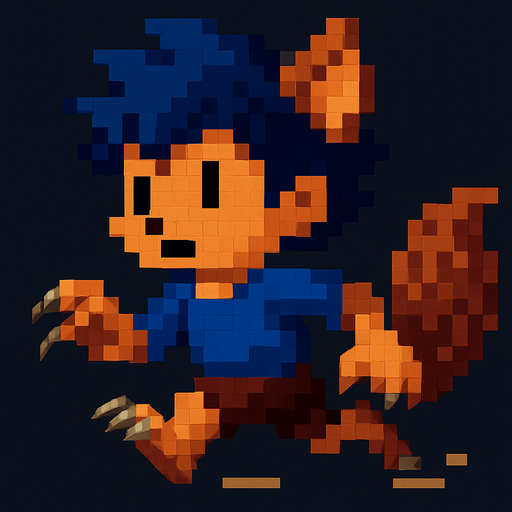Corriendo , pixelart