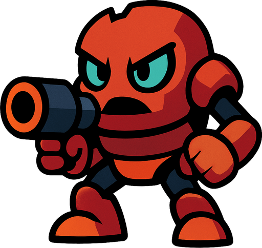 shooter enemy.
In-Game asset.  2d.  High contrast.  No shadows