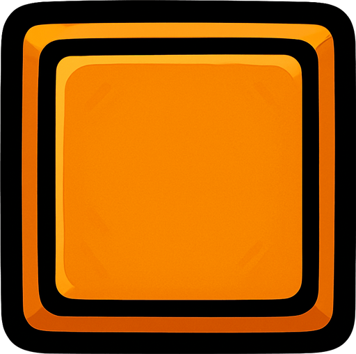 cuadrado.
In-Game asset.  2d.  High contrast.  No shadows