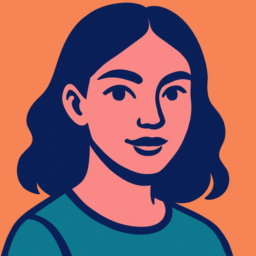 The woman's face is turned towards us.
In-Game asset.  2d.  High contrast.  No shadows