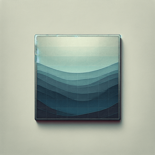 Generate a high-quality asset representing a **single square background tile** for a match-3 game cell, inspired by the cell interiors in the provided Candy Crush screenshot, but made **significantly more transparent**.

*   **Shape:** A perfect **square**.
*   **Base Appearance:**
    *   **Color:** A **muted, desaturated, cool grey-blue** or **dark teal-grey**.
    *   **Texture:** Contains an **extremely subtle, fine-grained texture** (like faint diagonal lines or uniform digital noise) integrated into the color.
*   **Transparency:** The key feature is **increased translucency**. The tile should be **moderately to significantly see-through**, allowing layers placed underneath it to be clearly visible. It should *not* be fully opaque like the original screenshot implies, nor fully transparent (invisible). Aim for roughly **40-60% opacity**.
*   **Lighting:** Maintain **soft, even, ambient lighting** across the surface of the square. No internal highlights or shadows within the tile.
Single Game Texture.  In-Game asset.  2d.  Blank background.  High contrast.  No shadows