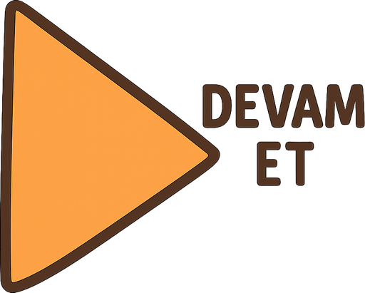 Devam et. No background. Transparent background. Blank background. No shadows. 2d. In-Game asset. flat