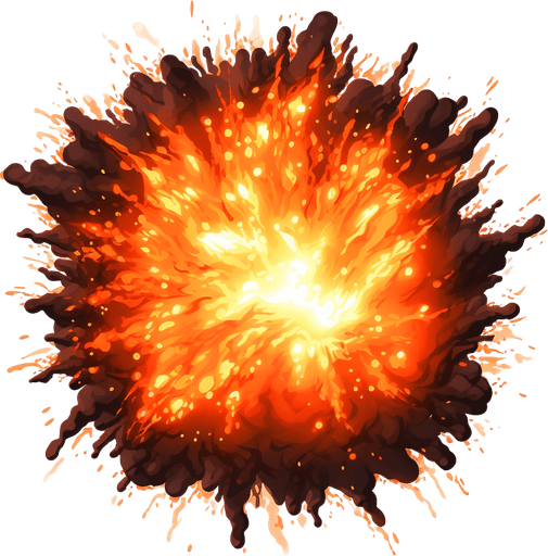 Single fire particle
Single Game Texture. In-Game asset. 2d. Pixelart. White background. Blank background. Low detail. High contrast.