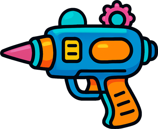 Lasergun.
In-Game asset.  2d.  High contrast.  No shadows