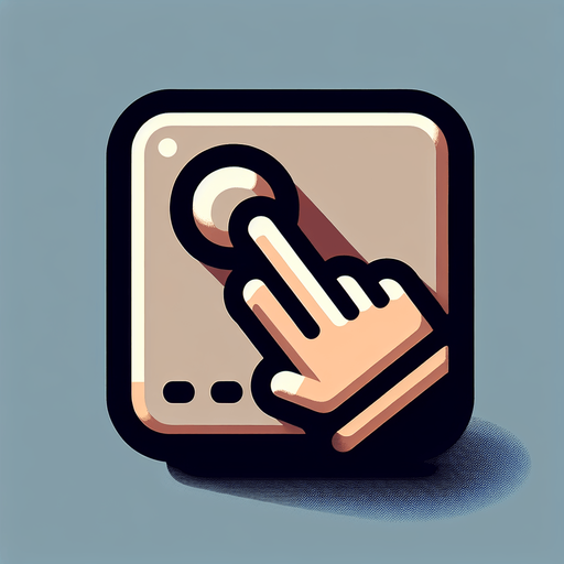 Нажатие по экрану. Палец. Мультяшный.
Single Game Texture. In-Game asset. 2d. Blank background. High contrast. No shadows.