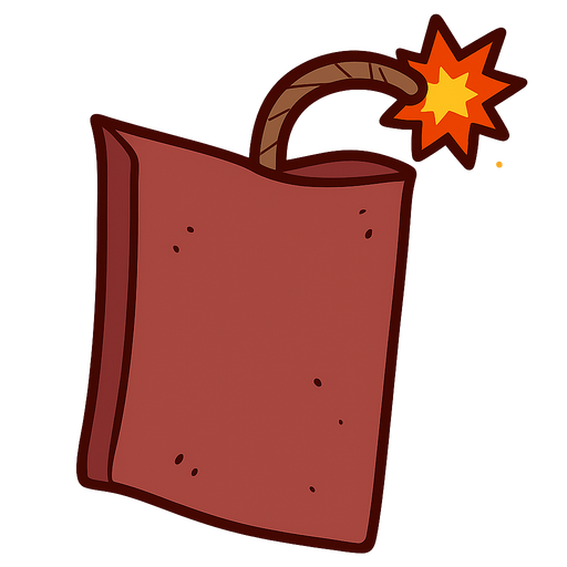 bomba. No background. Transparent background. Blank background. No shadows. 2d. In-Game asset. flat