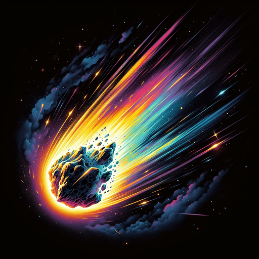 asteroid falling diffrent colors
Single Game Texture.  In-Game asset.  High contrast. No Background