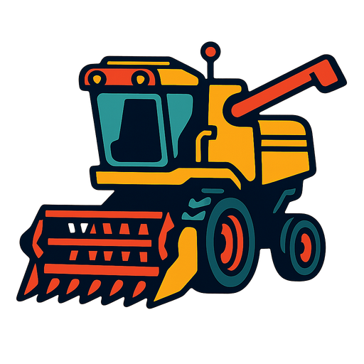 Auto harvester.
In-Game asset.  2d.  High contrast.  No shadows
