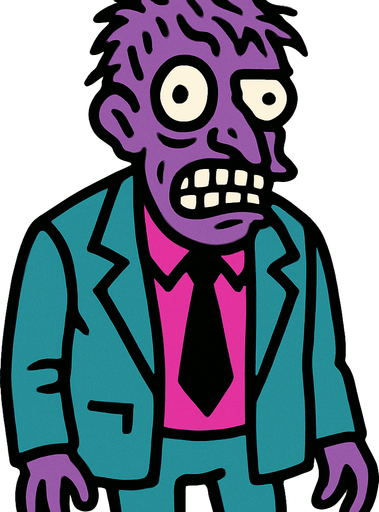 Homme bizzare.
In-Game asset.  2d.  High contrast.  No shadows