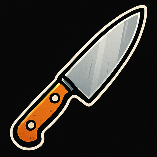 just kitchen knife pictures..
In-Game asset.  2d.  High contrast.  No shadows