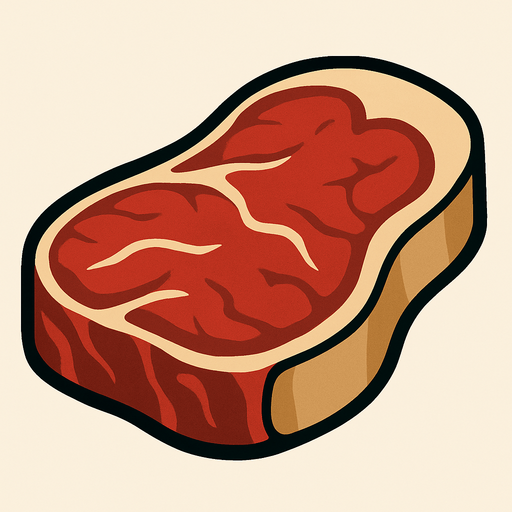 Sirloin.
In-Game asset.  2d.  High contrast.  No shadows