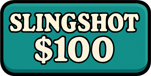 Make button Teal and change test to say 'Slingshot $100'
