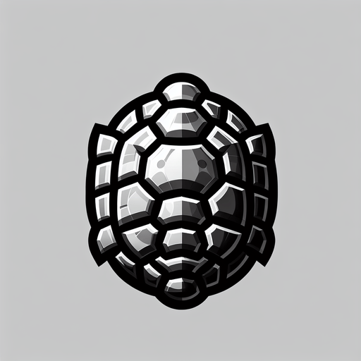 Turtle shell.
Single Game Texture.  In-Game asset.  2d.  Blank background.  High contrast.  No shadows