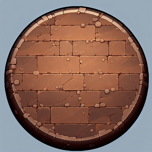 create a brown floor.
Single Game Texture.  In-Game asset.  2d.  Blank background.  High contrast.  No shadows