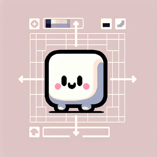 Marshmallow character.
Single Game Texture. In-Game asset. 2d. Blank background. High contrast. No shadows.