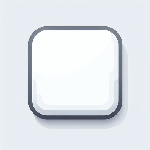 Simple White square round corners. Vector. No details. Single Game Texture. In-Game asset. 2d. White background. High contrast. No shadows.