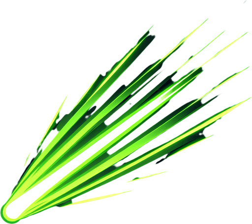 green laser.
Single Game Texture.  In-Game asset.  2d.  Blank background.  High contrast.  No shadows