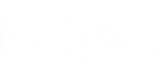 Ses açık, ses kapalı, gerçekçi icon resmi, yazısız.
In-Game asset.  2d.  High contrast.  No shadows