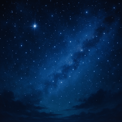 a beautiful dark night sky