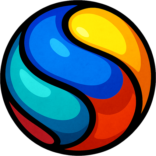 3d gibi duran küre top.
In-Game asset.  2d.  High contrast.  No shadows