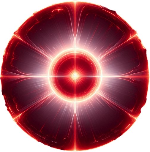 A red glowing line. Bright red core with subtle outer glow. 
Single Game Texture. In-Game asset. 2d. Blank background. High contrast. No shadows.