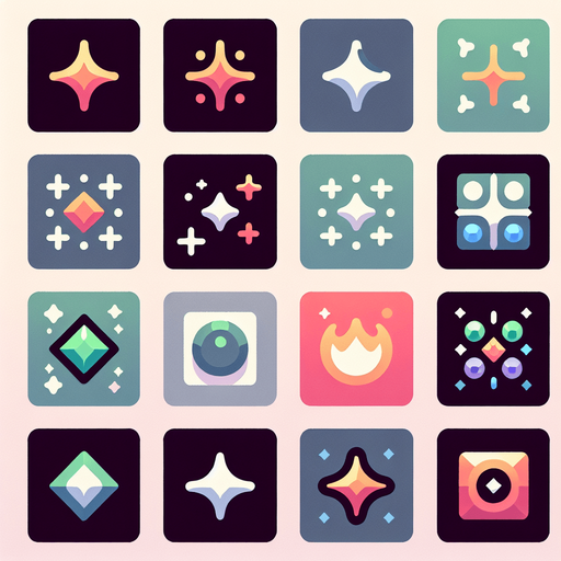 Design a spritesheet for a minimal, hyper-casual 2D mobile game in a flat, 2D illustration style. The spritesheet contains nine square tiles, each defined by a single dominant color and a contrasting, clean frame with subtle shape variations to represent functionalities like damage, magic, or healing. The tiles remain simple and uncluttered, with no symbols or icons inside, emphasizing clarity and modern design. The frames themselves convey purpose through their unique shapes, creating a polished, playful, and approachable aesthetic perfect for vibrant mobile gaming experiences.
Single Game Texture. In-Game asset. 2d. Blank background. High contrast. No shadows.