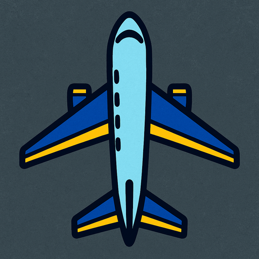Make a bird's eye view airplane..
In-Game asset.  2d.  High contrast.  No shadows