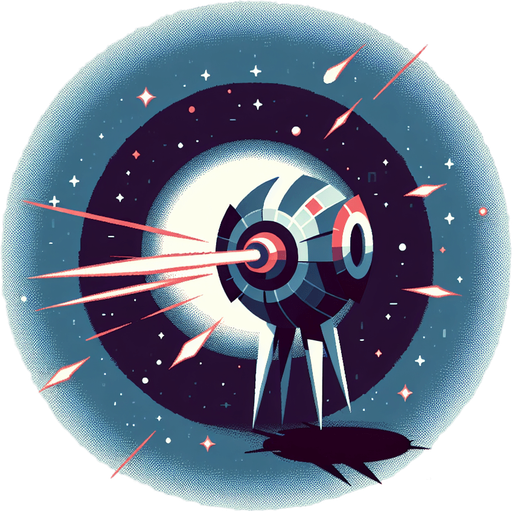 A space shooter enemy that shoots bullets.
Single Game Texture. In-Game asset. 2d. Blank background. High contrast. No shadows.