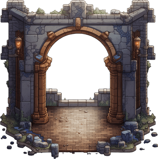 giant wall
Pixel art, 16 bit, isometric, SNES, top-down, no background, white background, low resolution, symmetrical