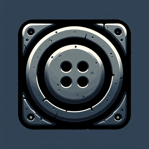 a button png.
Single Game Texture. In-Game asset. 2d. Blank background. High contrast. No shadows.