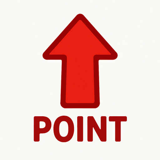 Point.
In-Game asset.  2d.  High contrast.  No shadows