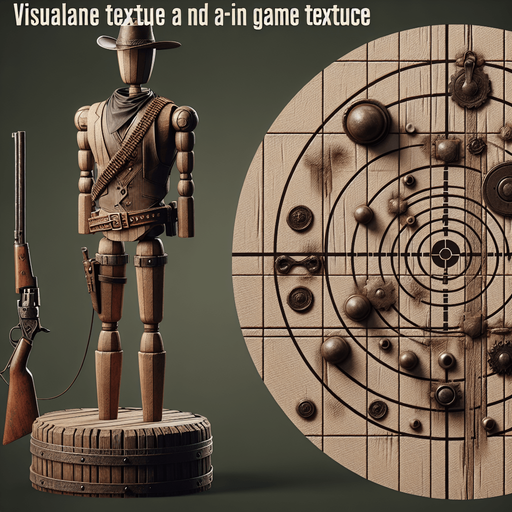 western target dummy.
Single Game Texture. In-Game asset. 2d. Blank background. High contrast. No shadows.