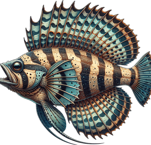 A realistic dartfish.
Single Game Texture. In-Game asset. 2d. Blank background. High contrast. No shadows.