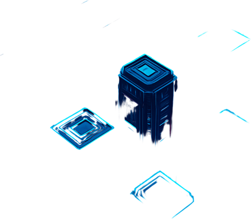 Pack top square of towers facing the screen to use it as a grid. future. seen from above. HD colors.