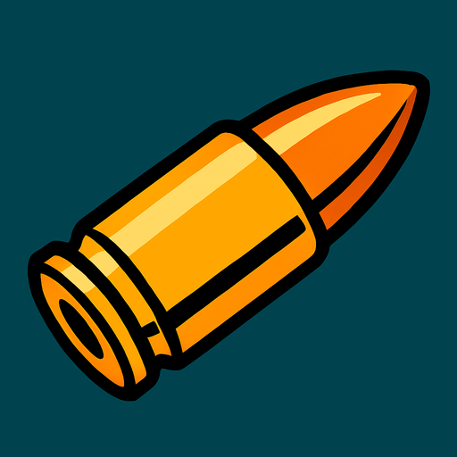 Mermi.
In-Game asset.  2d.  High contrast.  No shadows