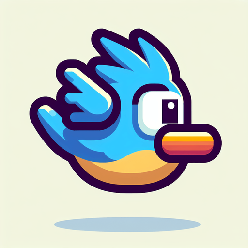 Flappy Bird Realistic Bird.
Single Game Texture. In-Game asset. 2d. Blank background. High contrast. No shadows.