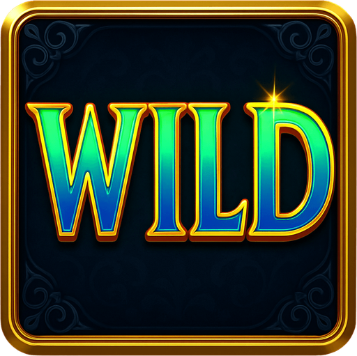 Crea un asset visual completo para el símbolo 'W' (Wild/Comodín) de Megaways, directamente sobre su panel de fondo.

Diseño General:

Forma: Un panel cuadrado o ligeramente redondeado.

Fondo del Panel: Terciopelo oscuro (negro o azul noche) o un metal pulido muy oscuro.

Borde: Un borde elegante dorado o plateado alrededor del panel.

Detalles del Fondo: Puede tener un patrón sutil de filigrana de casino en las esquinas del panel.

Símbolo Central (la palabra 'WILD'):

La palabra 'WILD' en una fuente llamativa y dinámica, posicionada centralmente.

Colores: Vibrantes (ej. verde esmeralda brillante, azul eléctrico) con un contorno dorado o un efecto de arcoíris.

Puede tener un pequeño destello o un aura de energía..
In-Game asset.  2d.  High contrast.  No shadows