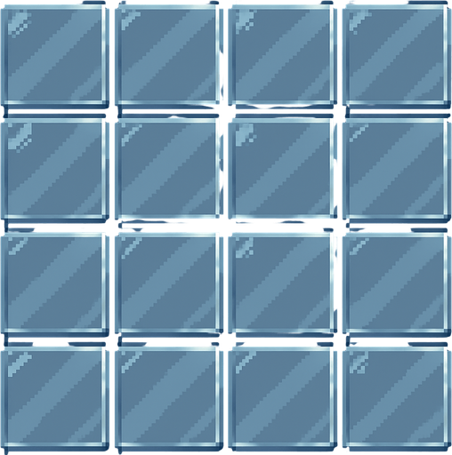 Pixel art polished steel tile floor, medium blue grey, repeating.
In-Game asset.  2d.  High contrast.  No shadows