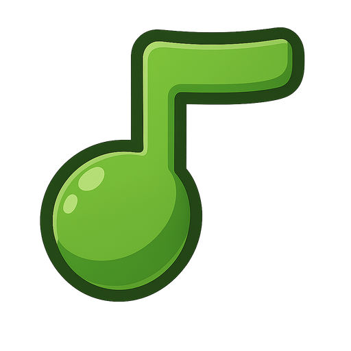 The same note without the background only change is it will be green