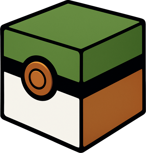 make a cube but like a pokeball and  make it for uncommon one make with green and white and bronze but do diffrently.
In-Game asset.  2d.  High contrast.  No shadows