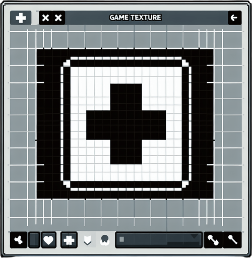 first aid.
Single Game Texture.  In-Game asset.  2d.  Blank background.  High contrast.  No shadows